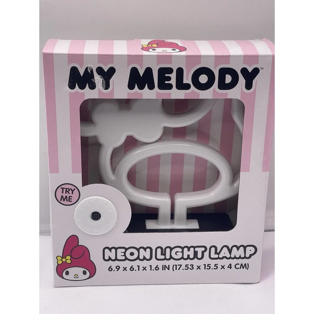 Hello Kitty And Friends My Melody 6.5 Inch LED Neon Mood Light Brand New BinZ